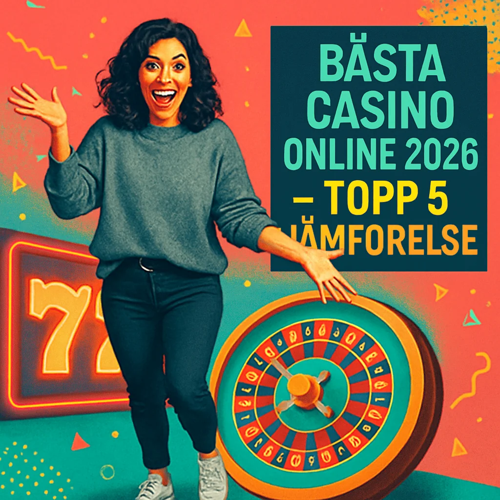 Bästa Casino Online 2026 — Topp 5 Jämförelse